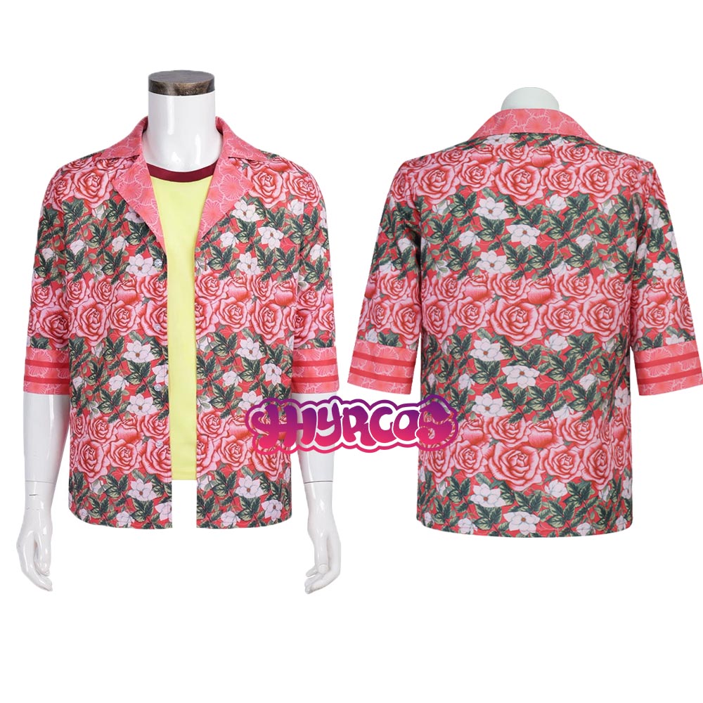 Romper Floral Print - Enxaguatório bucal daisuke cosplay traje enxaguatório