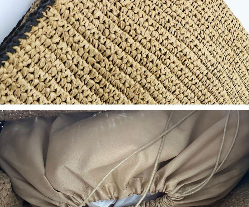 Sacolas de palha tecidas para  - Crochet Bag Raffia avaliação e preço