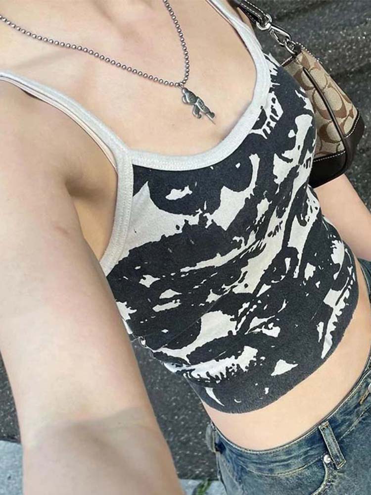 Camiseta gótica com estampa de - Crop Top Crochet avaliação e preço