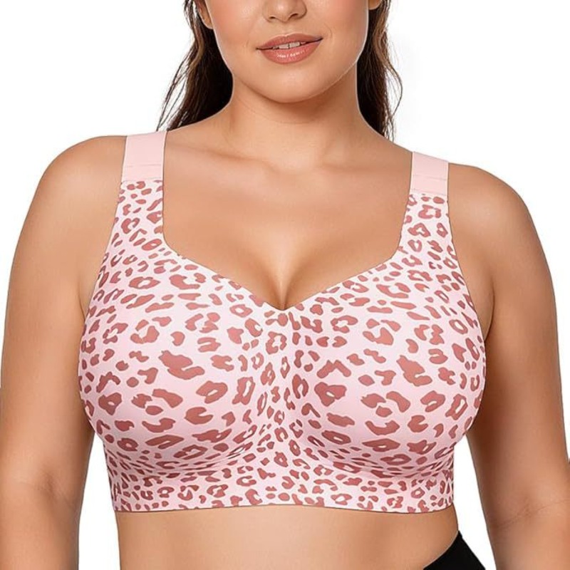 Sutiãs Leopard Jelly sem aro,  - Bralette Triangle Set avaliação e preço