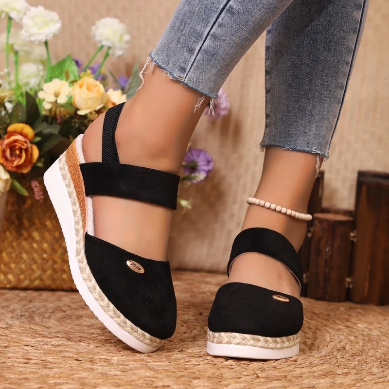 Sandálias Femininas de Dedo Fe - Wedge Espadrille Women avaliação e preço