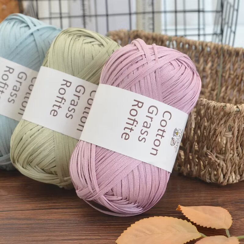 Nova Fita Plana de Crochê em F - Crochet Bag Raffia avaliação e preço
